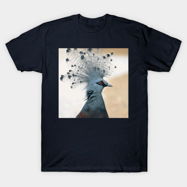 victoria crowned pigeon T-Shirt by MinnieWilks